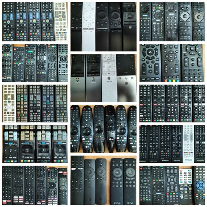 Пульты Samsung LG Hisense Kivi Sony разные