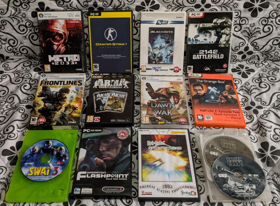 Gry PC - ARMA Gold, SWAT 3, CS Antology, Warhammer 40k