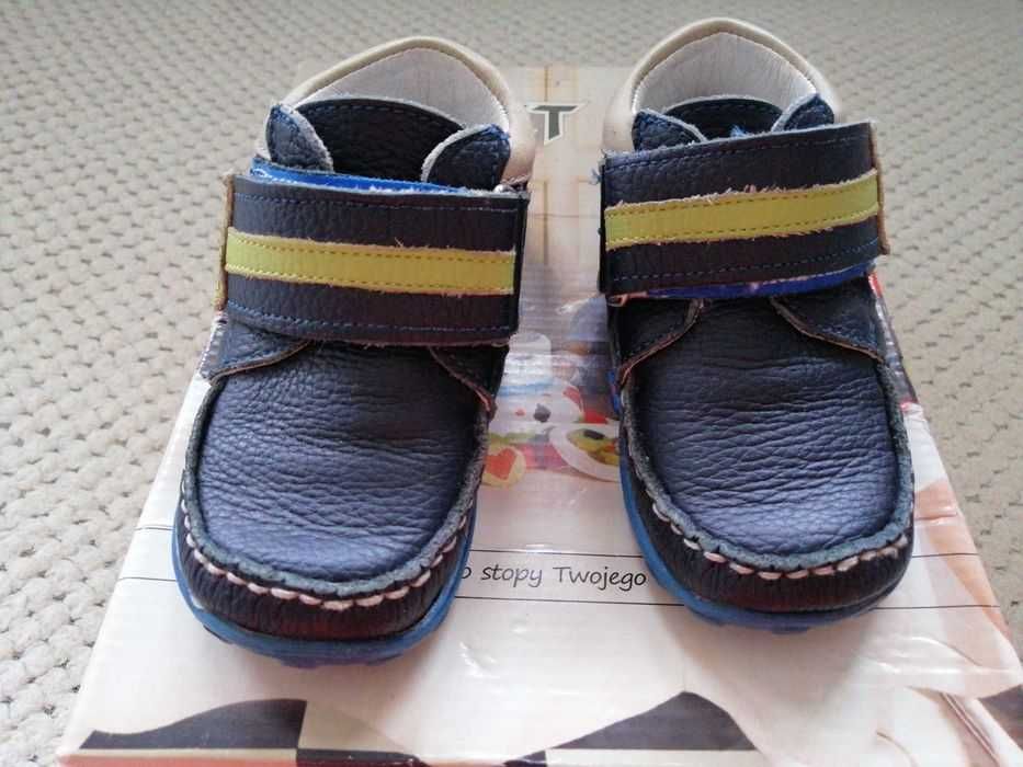 Buty skórzane trzewiki wiosenne 22 jamet