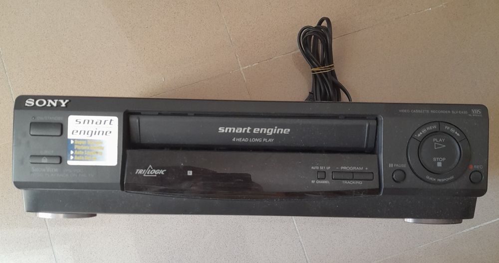 Leitor gravador vhs Sony