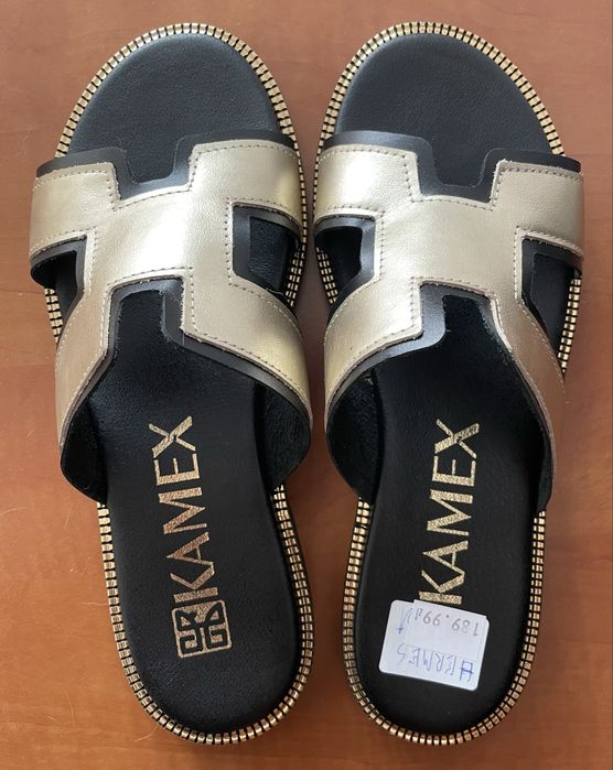 Petarda zlote hermeski skorzane