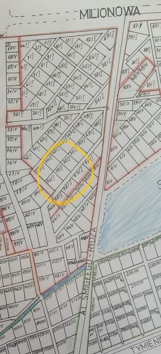 Działka ROD Księży Młyn, Śmigłego Rydza/Milionowa pusta, woda