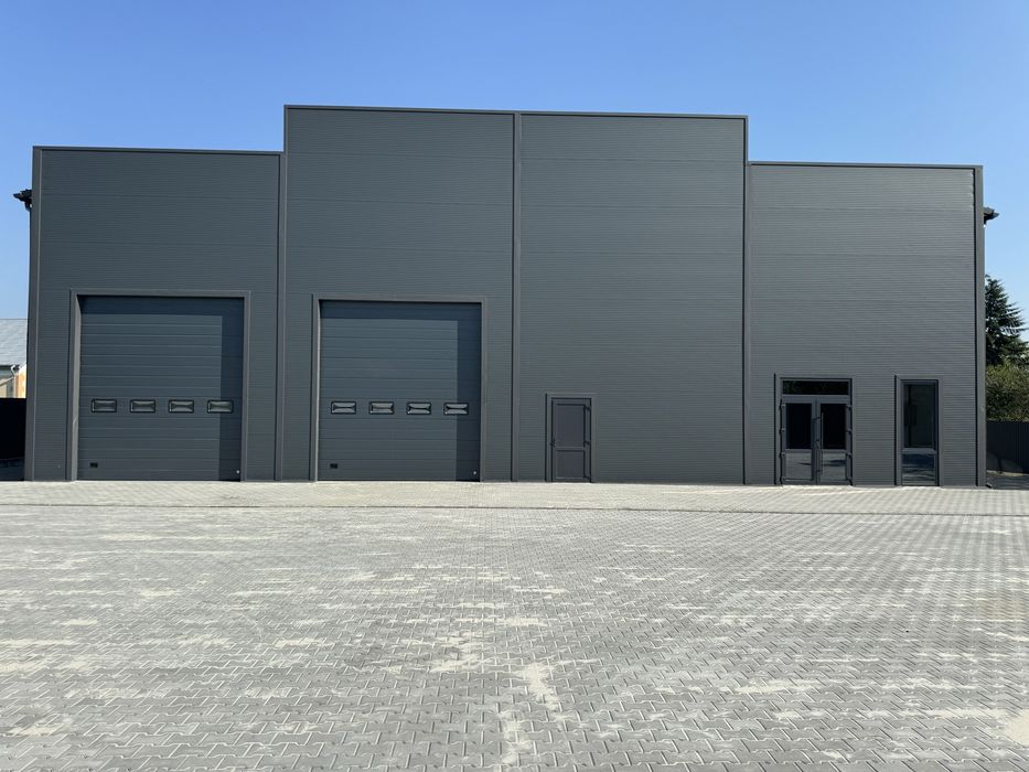 Продаж сучасного складського приміщення 1200м²,42сот. М11 Львів-Шегині