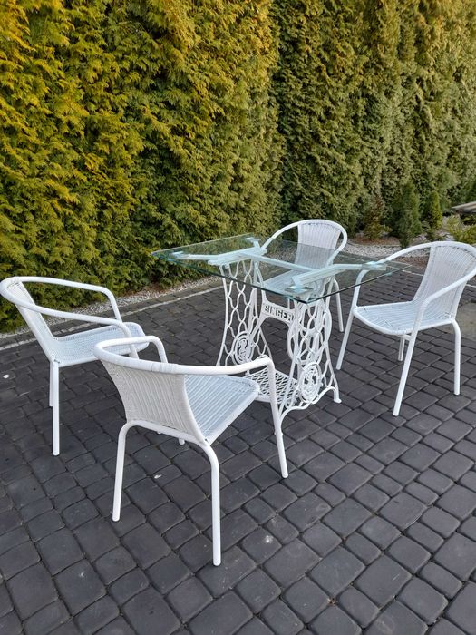 Meble ogrodowe, komplet ogrodowy