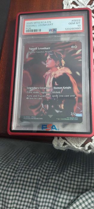 Squall Leonhart mtg psa 10