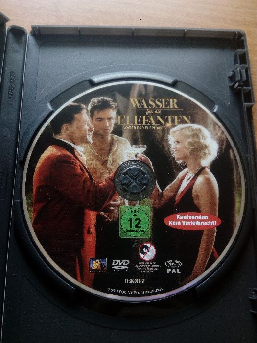 DVD "Water for elephants" 4 wersje językowe