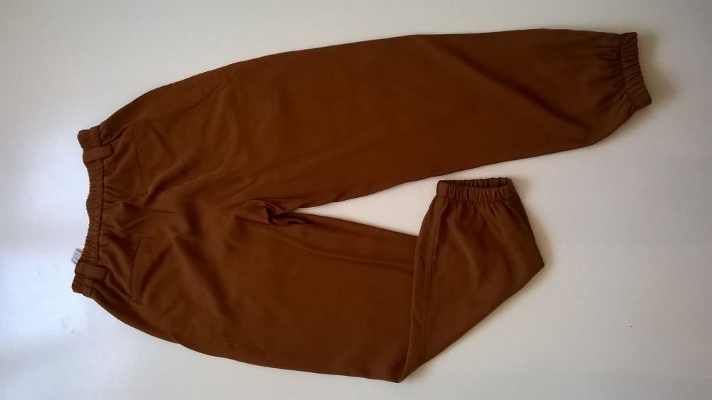 Джинсы-штаны карго женские Bershka, цвет кирпичный,  р.36,