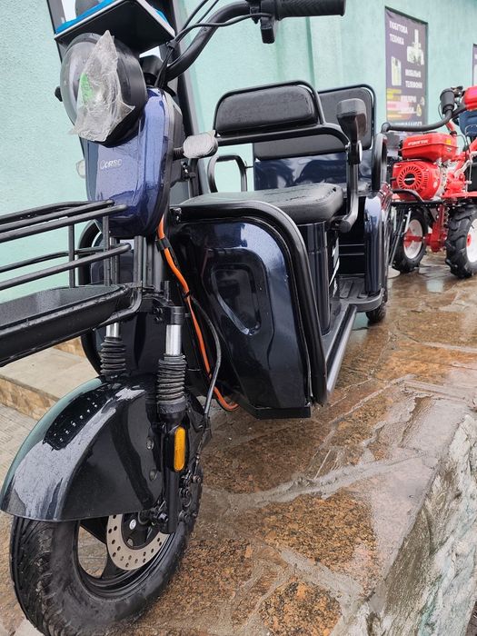 Графенова акб!Доставка!Електроскутер  трицикл  Corso SIG-7