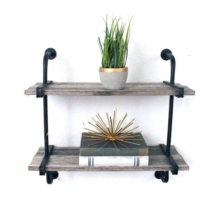 Półki i stoliki loftowe drewno + metal , Handmade | Dostawa 100 zł