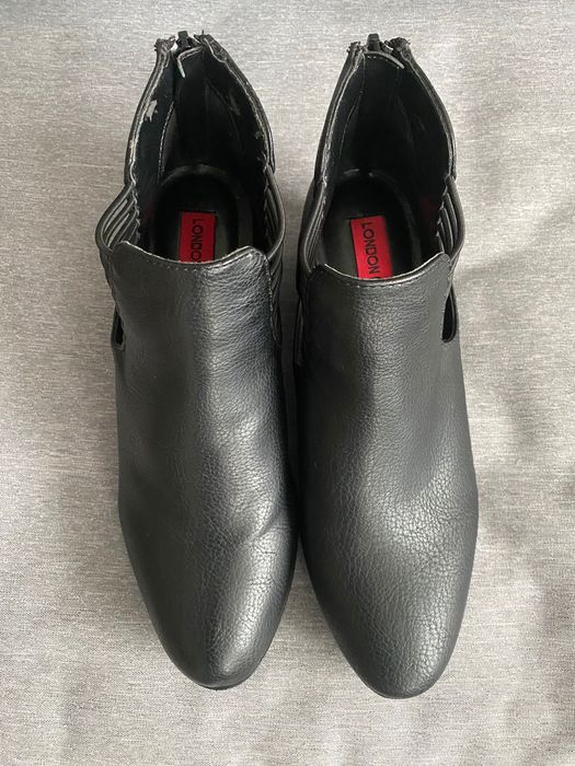 Botki czarne London Rebel 37