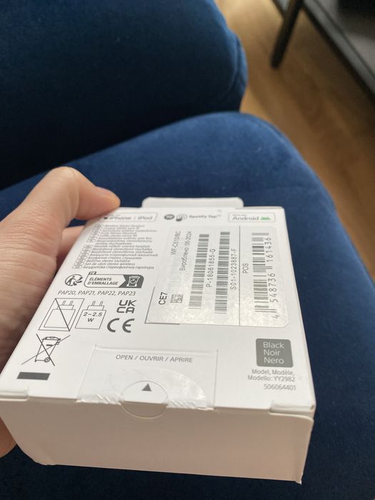 Słuchawki bezprzewodowe Sony WF-C510 wodoodporne czarne