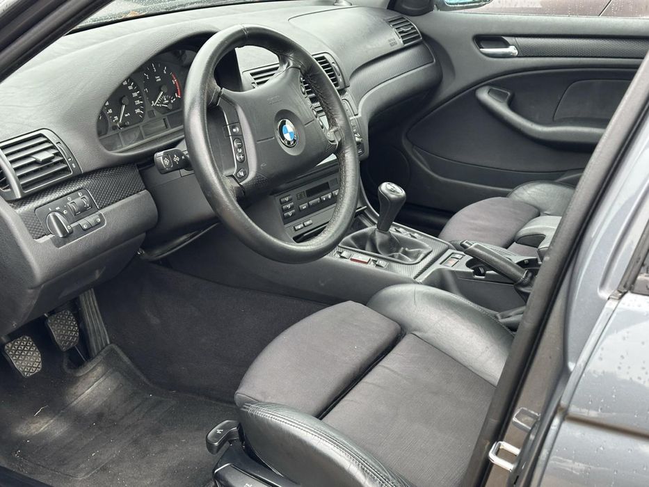 Салон BMW E46 седан Рекаро спорт Кожа Руль Плафон Магнитола Подлокотни