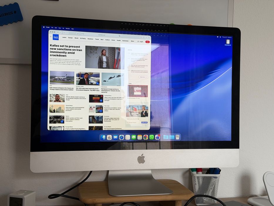 Monitor 27'' de um iMac 2009
