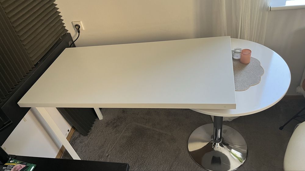 Blat/ biurko/ stół biały Ikea 120x60