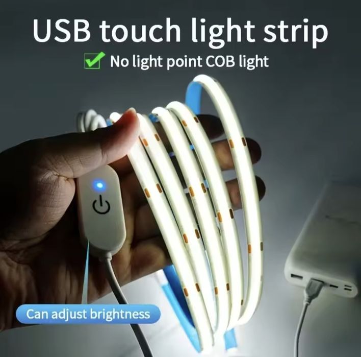 LED стрічка USB  5V, стрічка від павербанка, светодиодная лед лента юс
