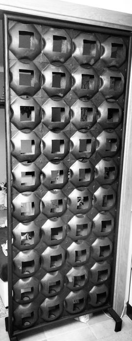 Biombo ou porta velas em ferro forjado