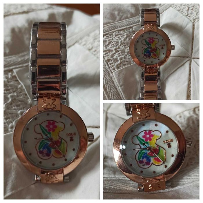 Relógio em aço inoxidável