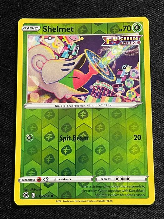 Carta Pokémon Shelmet 13/264 Fusion Strike