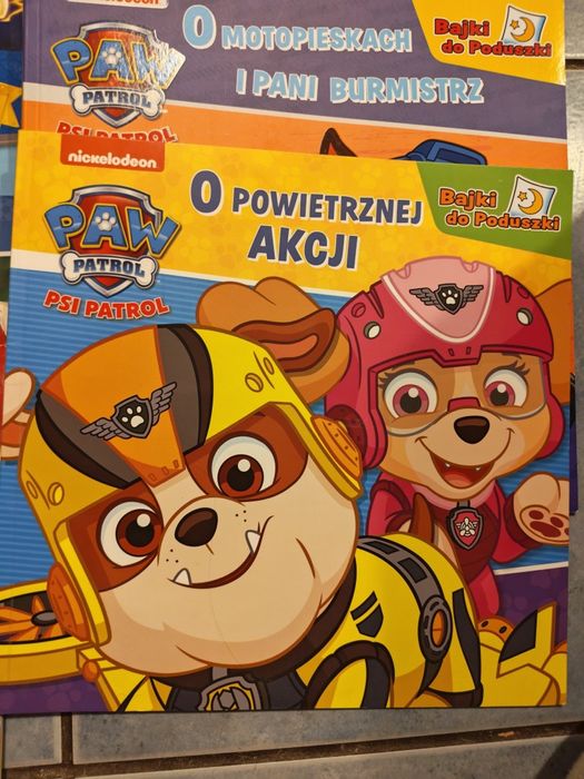 Książeczki Psi Patrol 9 sztuk