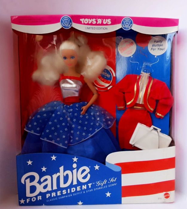 Barbie for President Gift Set ano 1991 Mattel # 3722