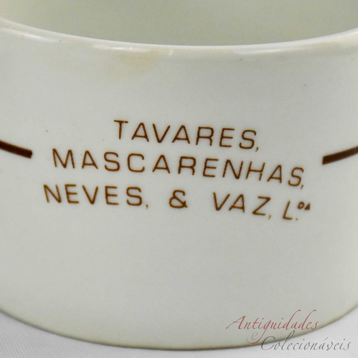 Chávena almoçadeira com prato Porcelana Artibus com publicidade
