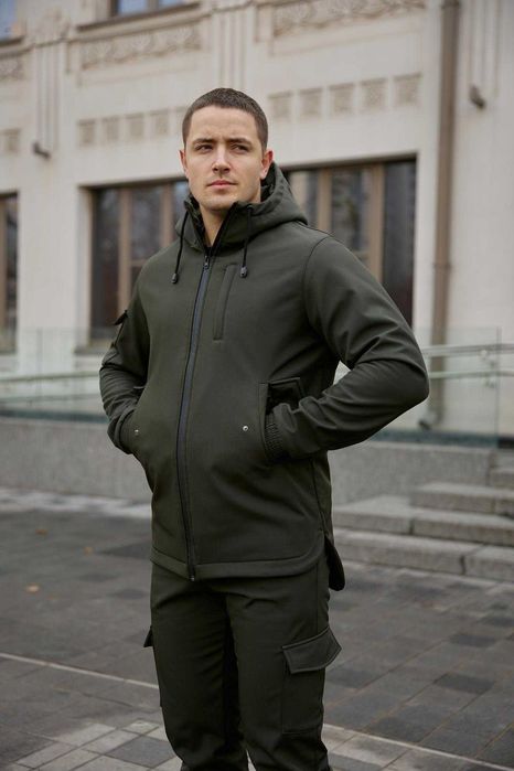 Куртка чоловіча soft shell intruder хакі