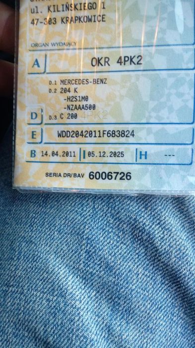 Mercedes-Benz Klasa C Pierwszy właściciel w Polsce