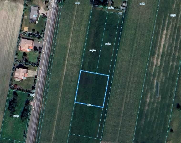 Borzęcin Duży, działka budowlana 1.500 m2 przy ślepej uliczce