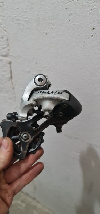 zestaw przeżutka tylna shimano altus, korba