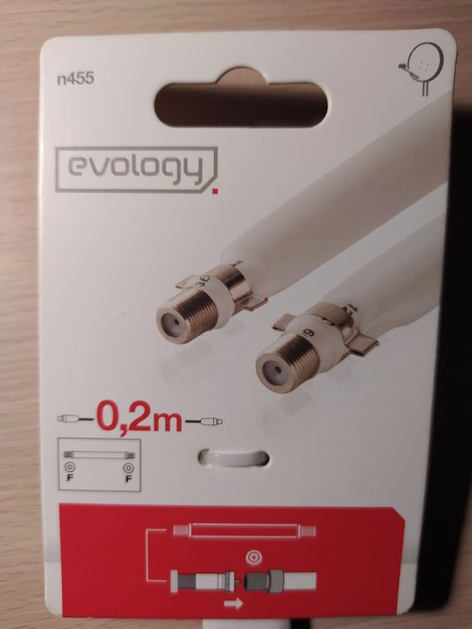 Kabel płaski TV-SAT /przejście okienne. Nowy!