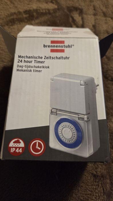 Analogowy Mechaniczny Programator Czasowy 24H Brennenstuhl MMZ IP44