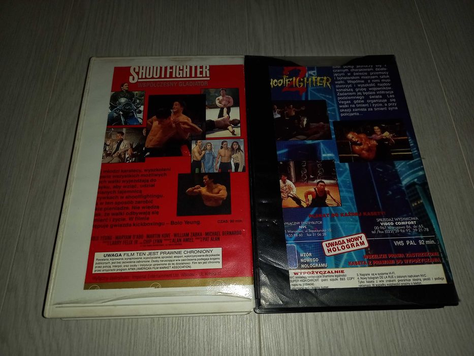Shootfighter (1993) i Shootfighter 2 (1995) | Kaseta VHS