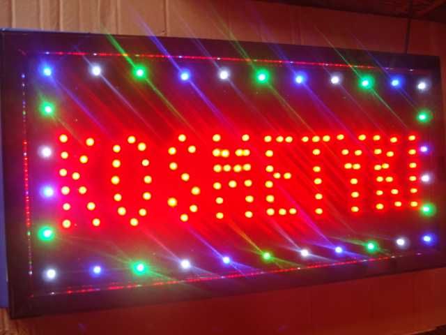 reklama świetlna led Kosmetyki