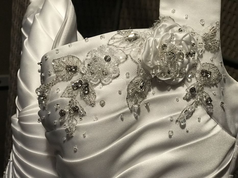 Suknia ślubna Agnes, rozmiar 38 + ozdoby