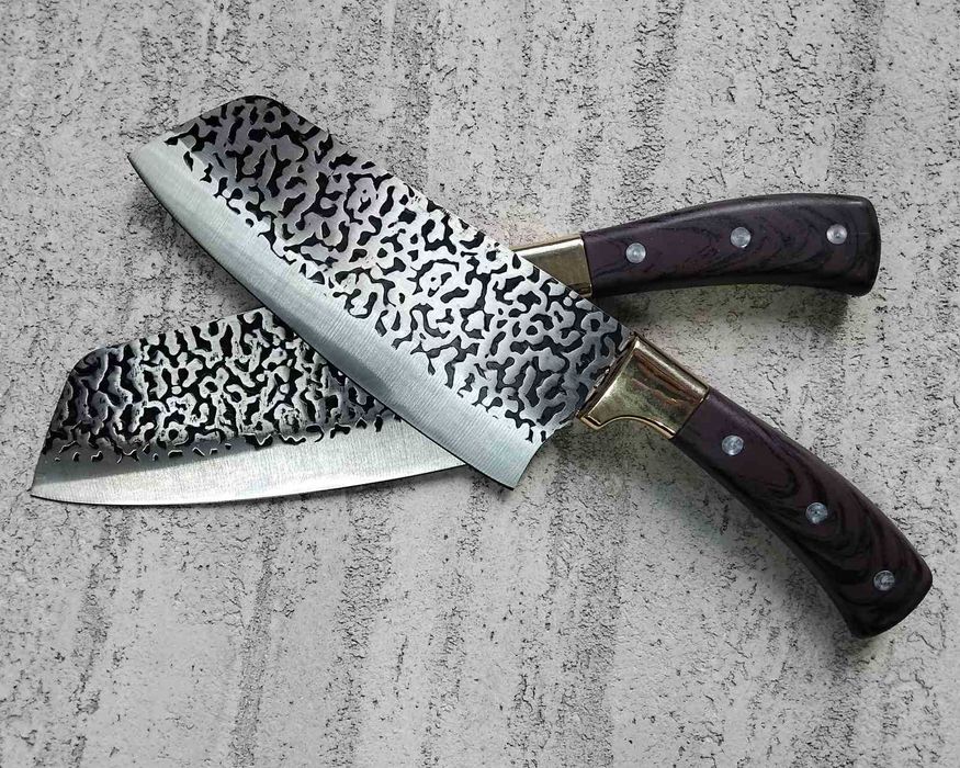 Кухонный нож топорик SANTOKU