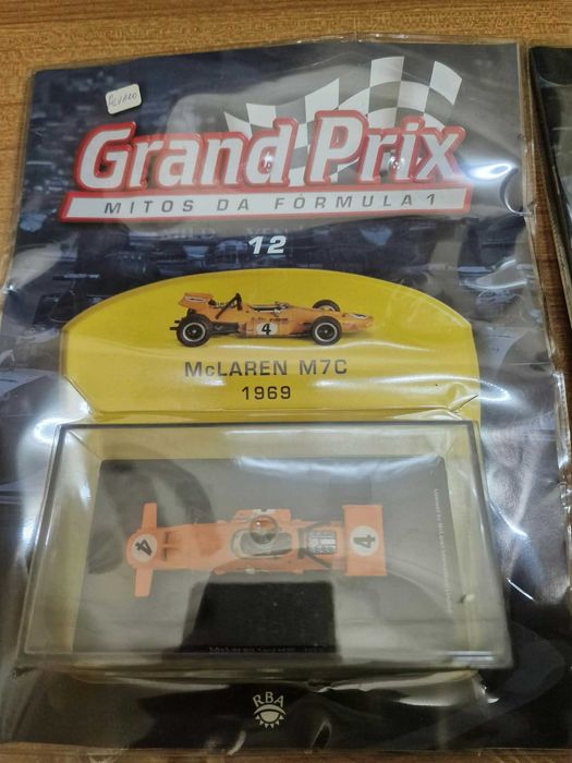 Lote 35 miniaturas F1 "Grand Prix – Mitos da Fórmula 1" – RBA – 1:43 – seladas