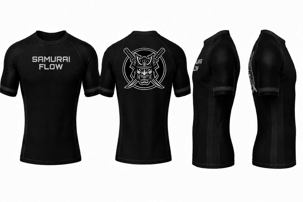 Rashguard jiu jitsu Samurai Flow