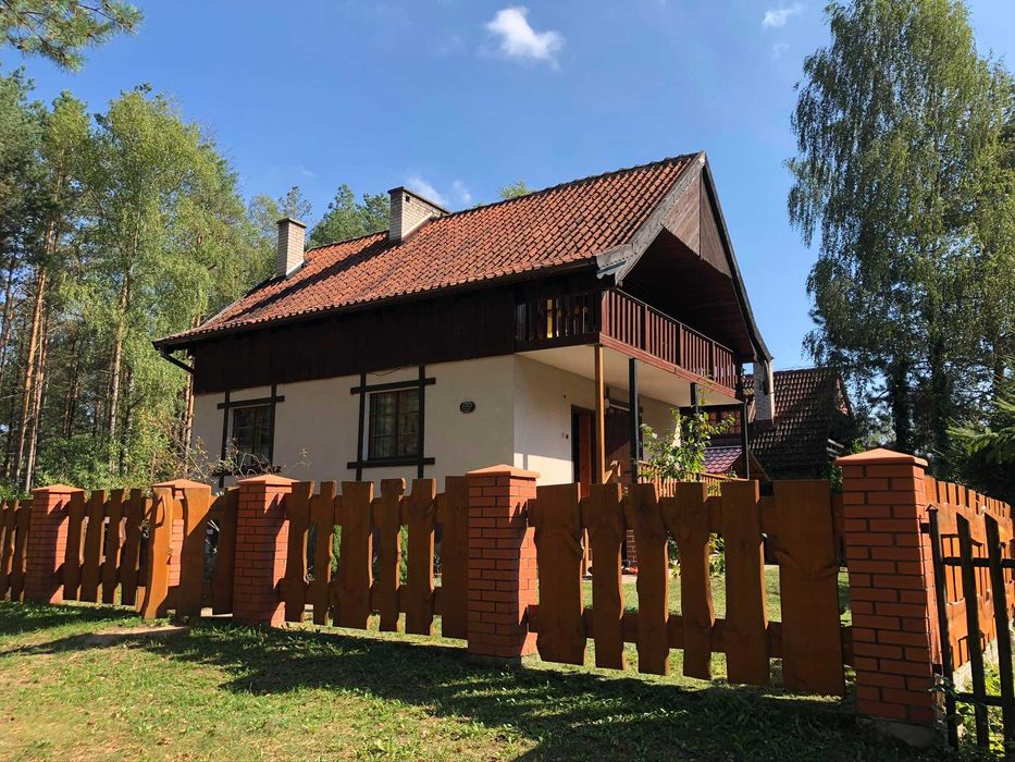 Dom letniskowy na Mazurach / las, łódka i jezioro / Kotkowo / 8 osób