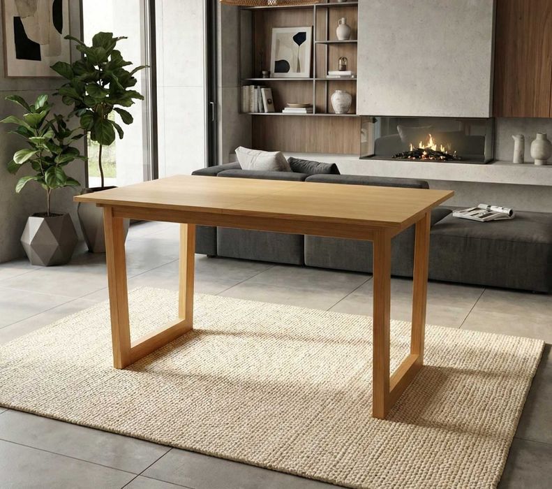 Stół Dębowy 120x80+2x40