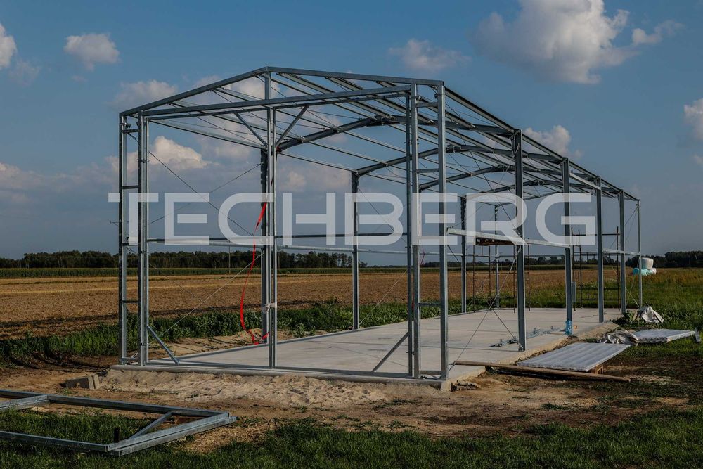Konstrukcja Stalowa 6x25 m | Hala/Wiata Rolnicza na zgłoszenie