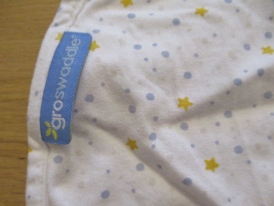 Grobag otulacz gwiazdki 0-3 swaddle zakładany