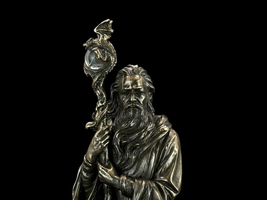 Rzeźba figurka Wielki Czarodziej MERLIN VERONESE WU76427A1