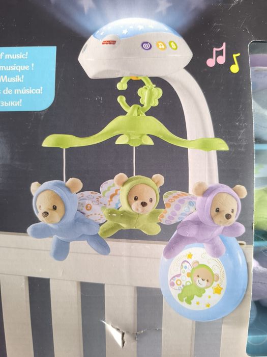 Karuzela do łóżeczka Fischer Price NOWA