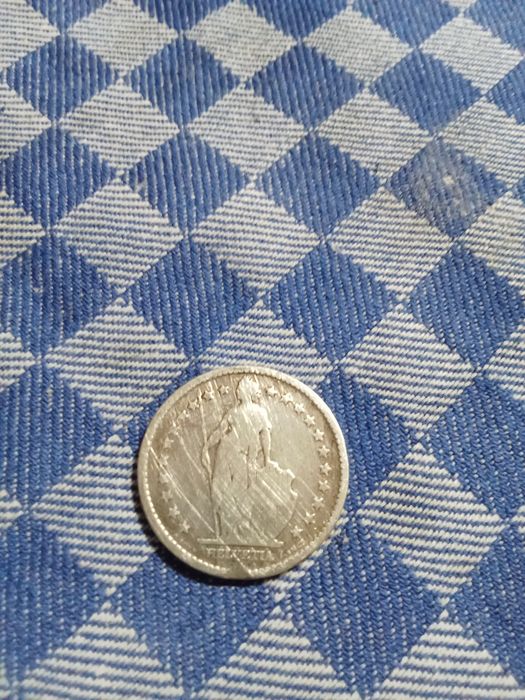 Francos suisos antigas moedas