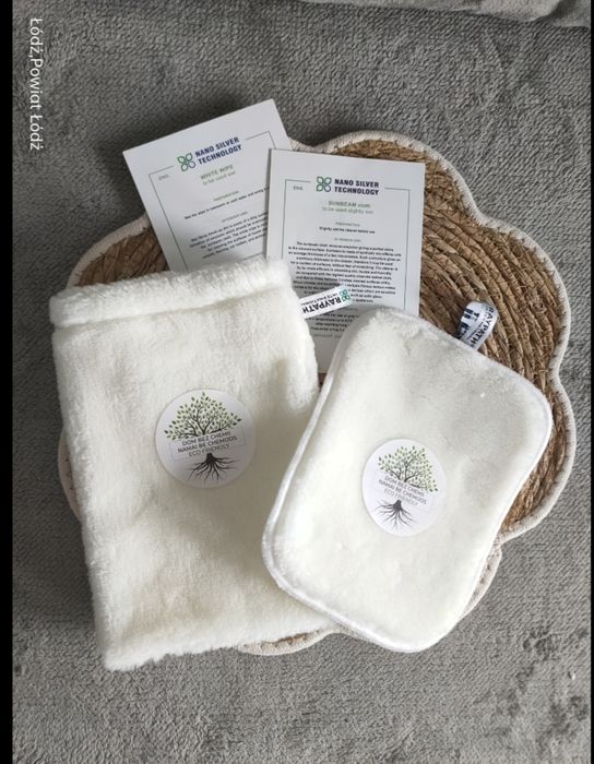 Rękawica biała na mokro mini czyścik Raypath