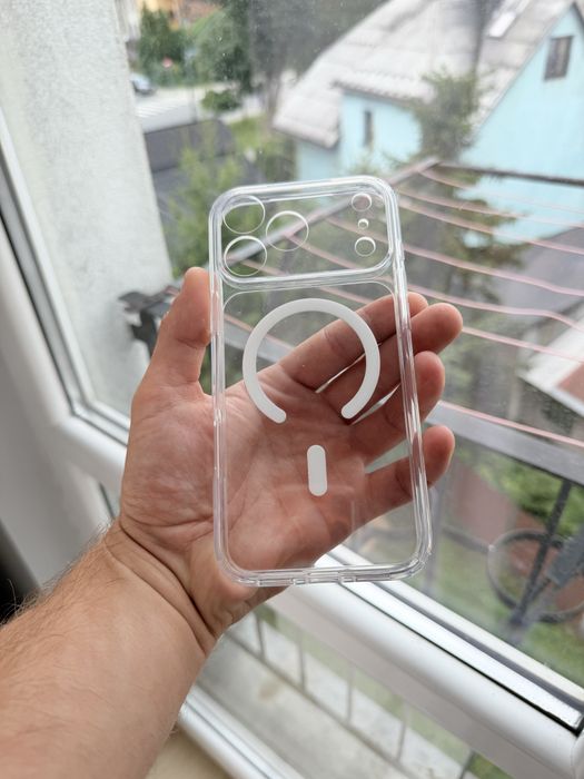 Przezroczyste etui Magsafe apple iphone 17 pro max