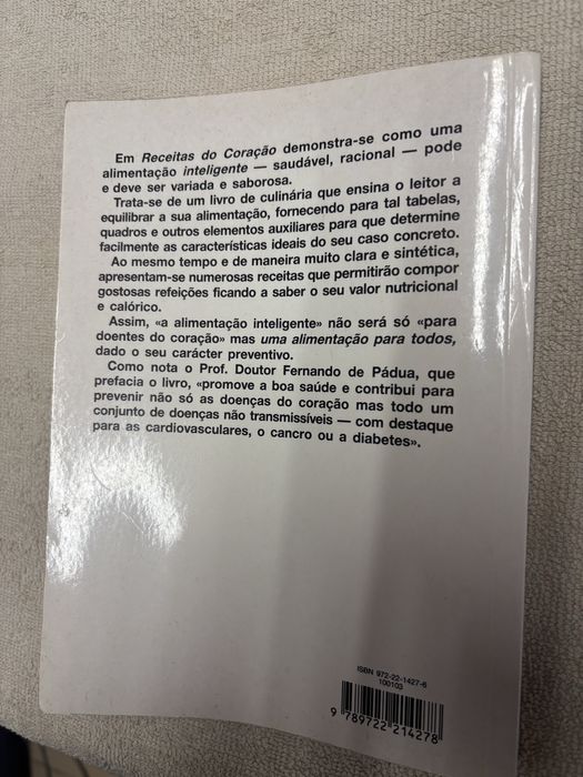 Livro “Receitas do Coração”