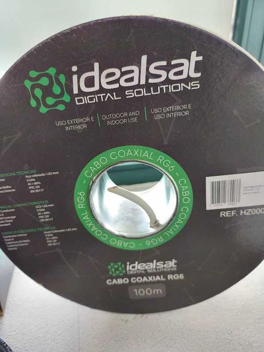 PROMOÇÃO:Cabo Coaxial Bobines Idealsat;daxis e Edision