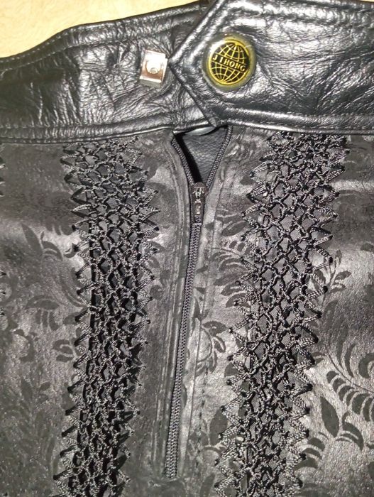 Юбка из натуральной кожи макси  размер 50,длина100см и