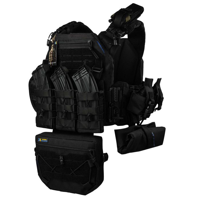 Плитоноска WARMOR GEN.3 PRO MAX черная + все подсумки!